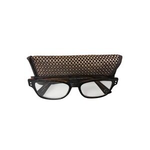 Foster Grant Gloss Readers +2.00 Brown Tortoise Eyeglasses PD 58.5mm